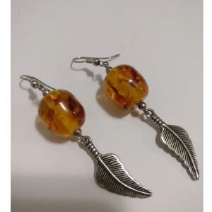 🇨🇦 Southwestern amber earrings New Without Tag